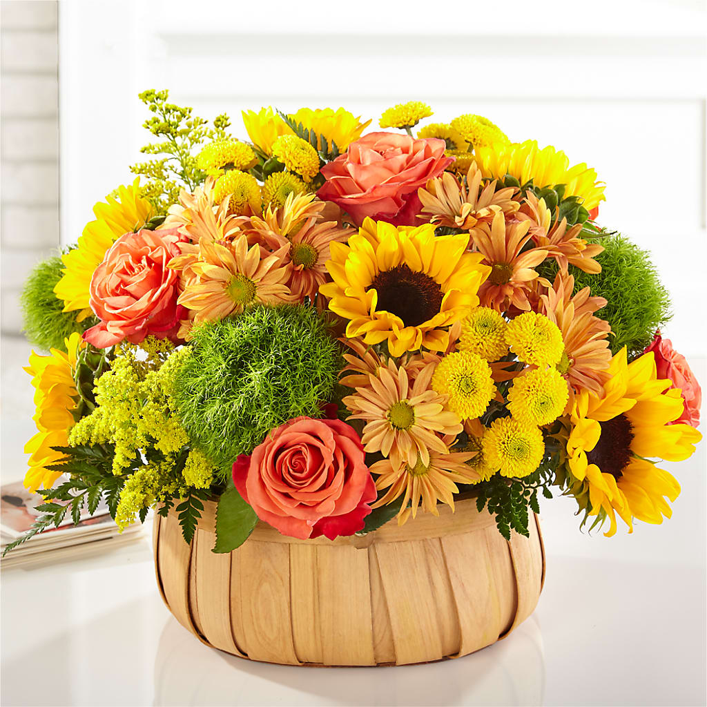 Harvest Sunflower Basket – Gift Z, Lake Worth FL