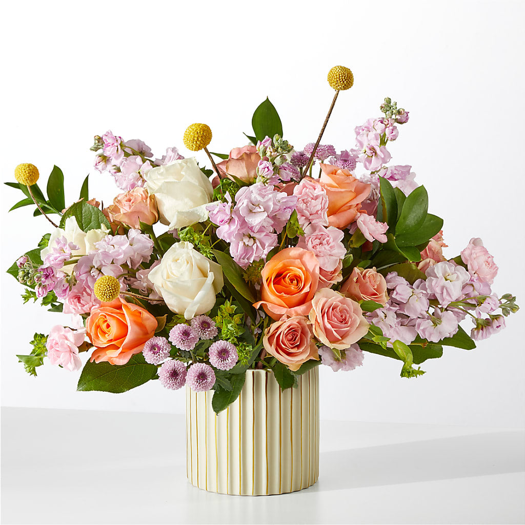 French Market Bouquet with Ivory Vase – Gift Z, Lake Worth FL