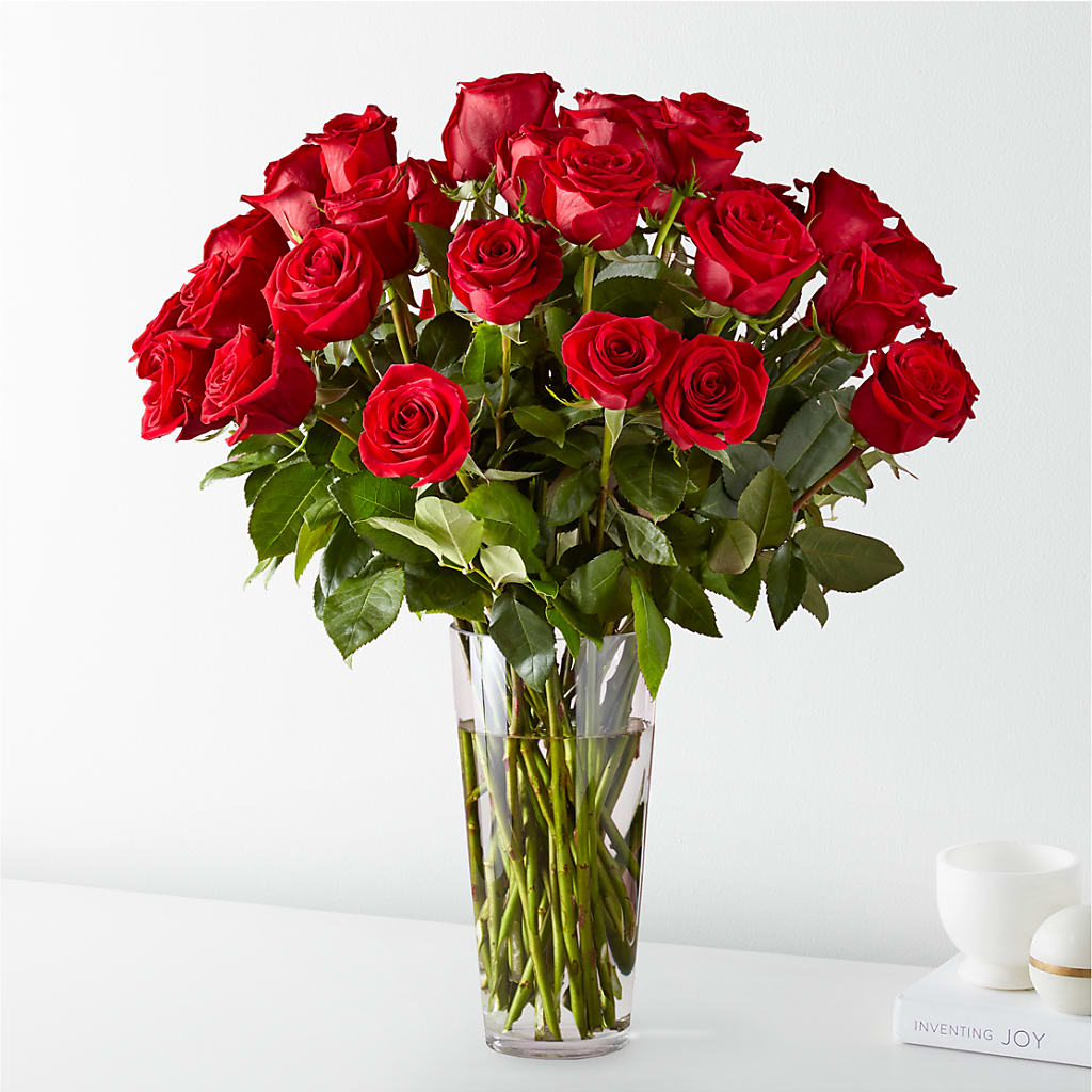 Ramo de Rosas Rojas de Tallo Largo