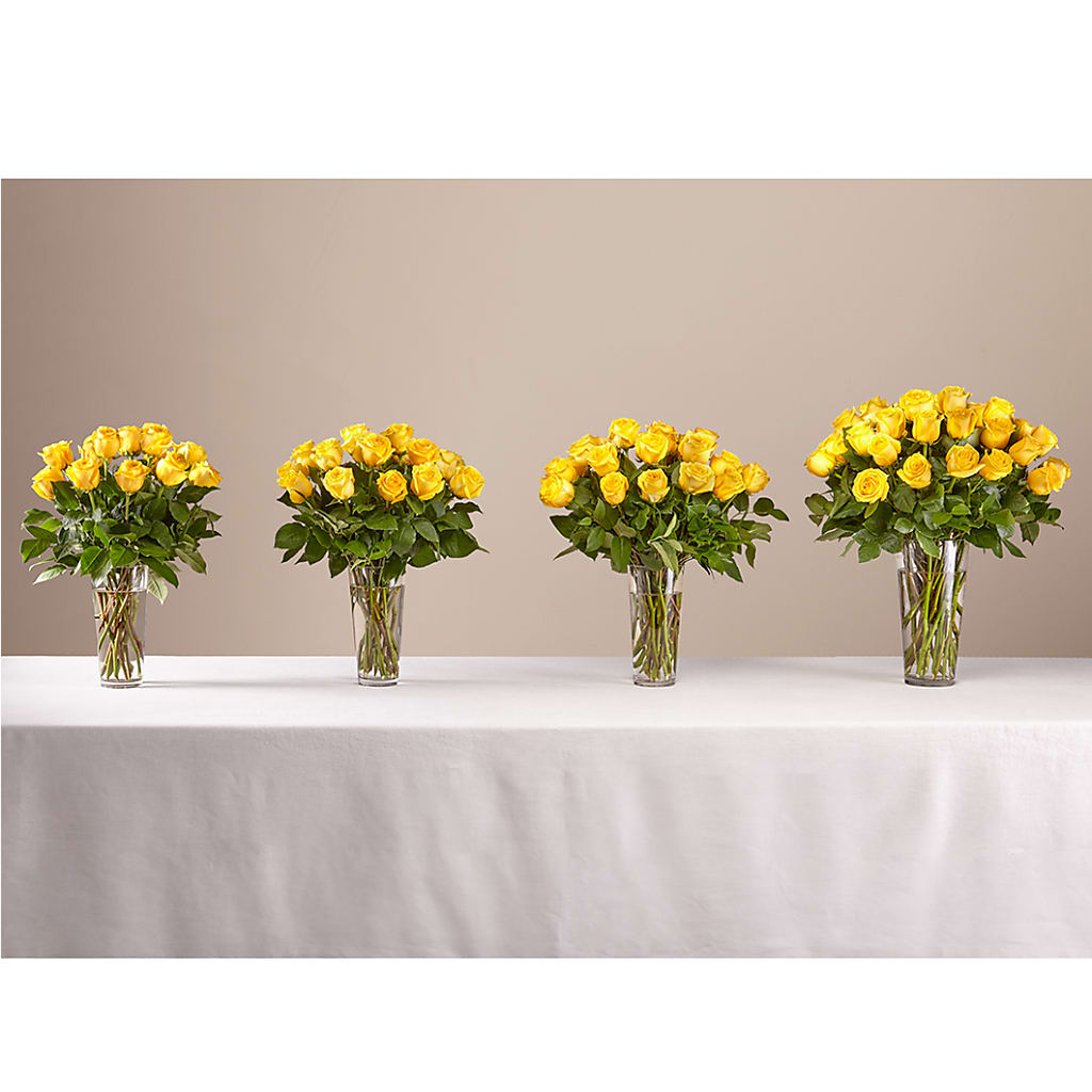 Long Stem Yellow Rose Bouquet –  Gift Z, Lake Worth FL