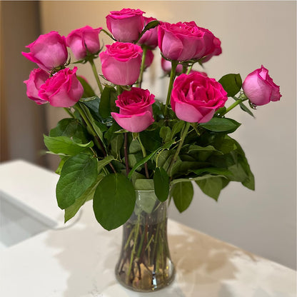 Long Stem Pink Rose Bouquet –  Gift Z, Lake Worth FL