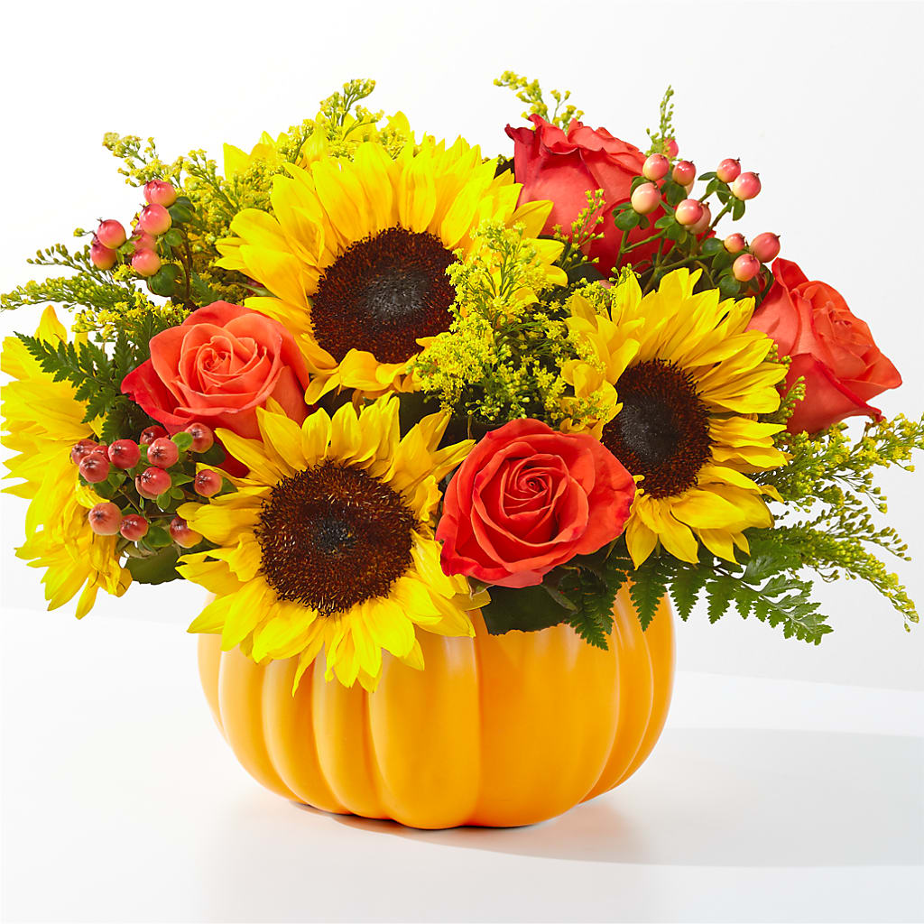 Bouquet de citrouilles « Le Coup de Cœur du Potager »
